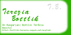 terezia bottlik business card
