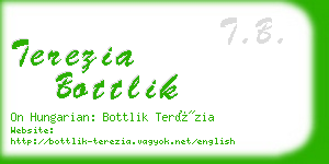 terezia bottlik business card